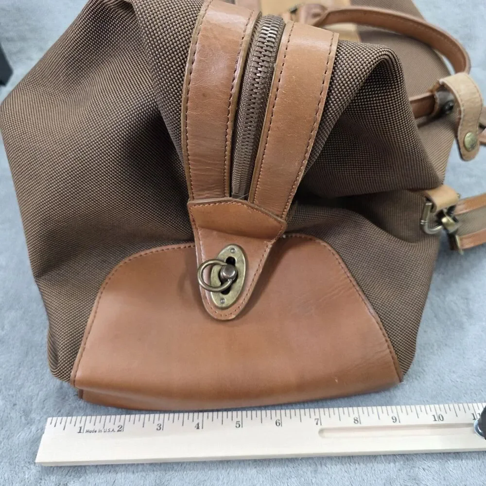 Tommy Bahama Weekender Canvas Paradise Embroidered Carry On Duffle Bag